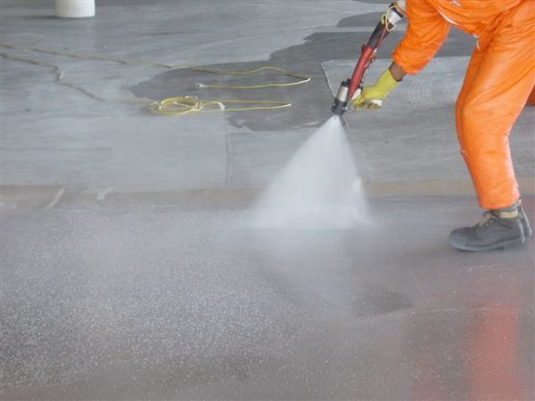 Polyurea Sprayed for Carpark Membrane